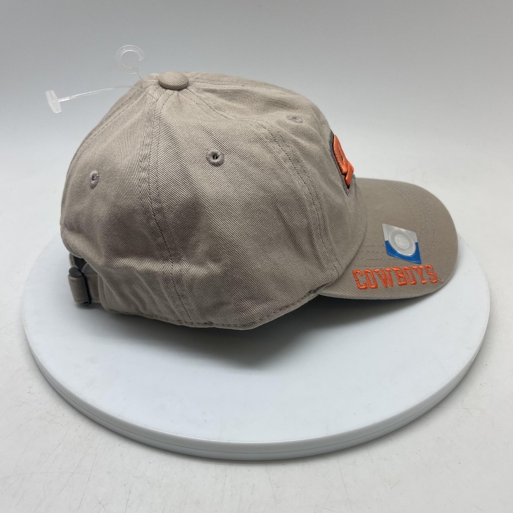 Oklahoma State Cowboys Hat Cap Strap Back One Size Beige NCAA Russell Athletic - Picture 4 of 6